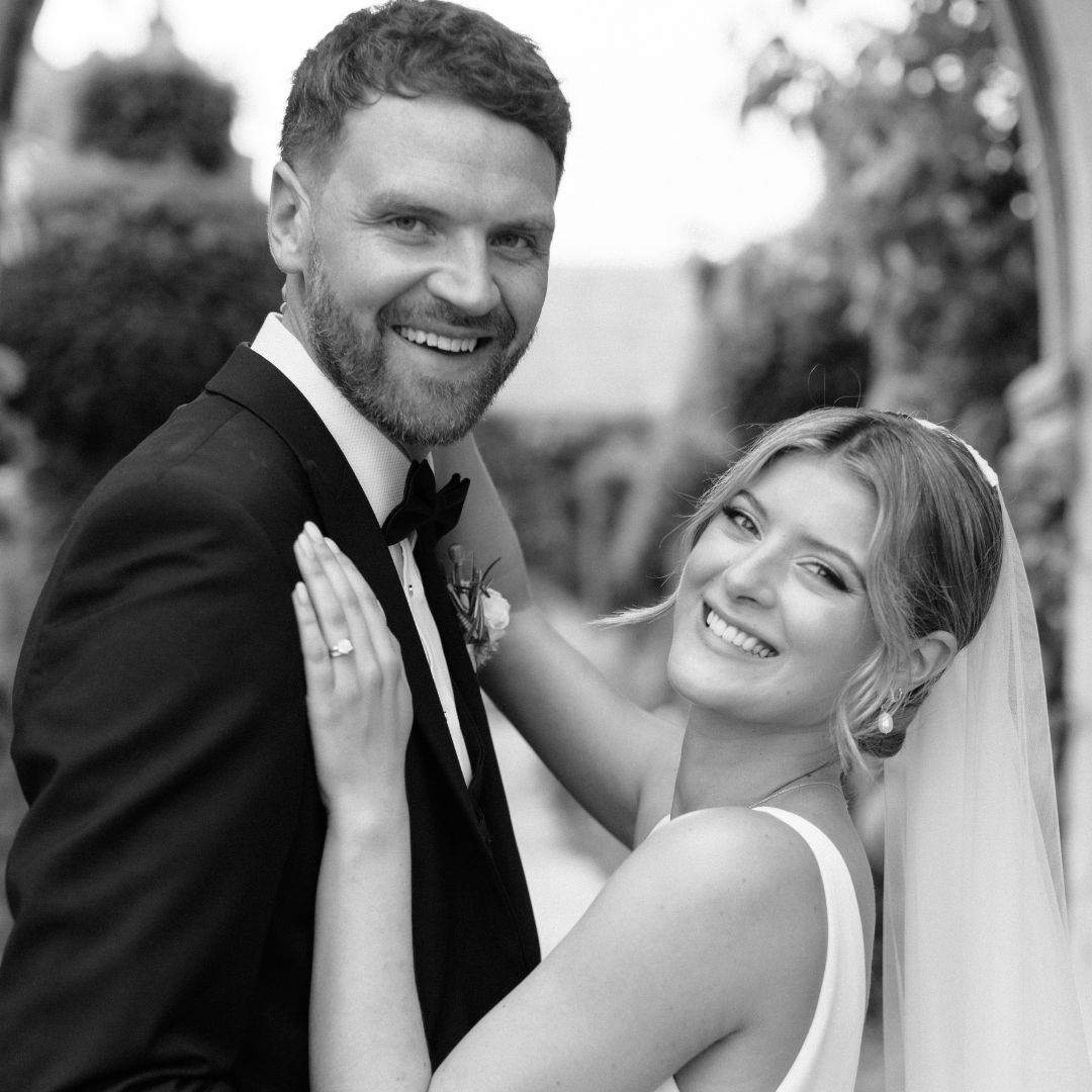 Rose on her wedding day