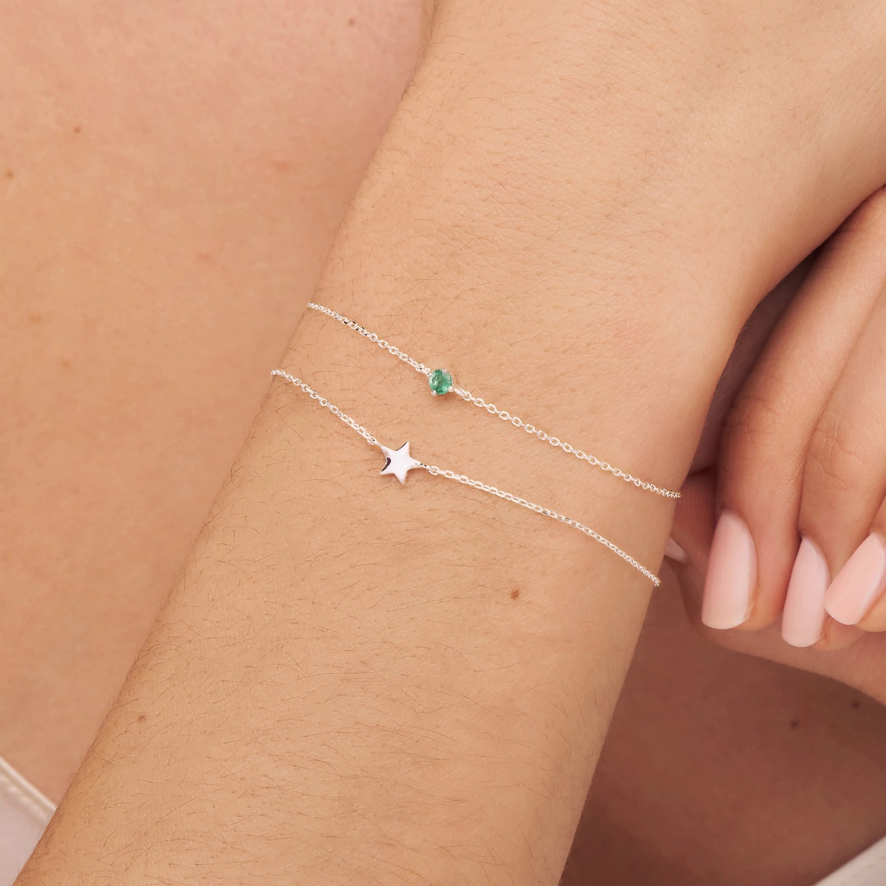 Silver Tiny Star Bracelet