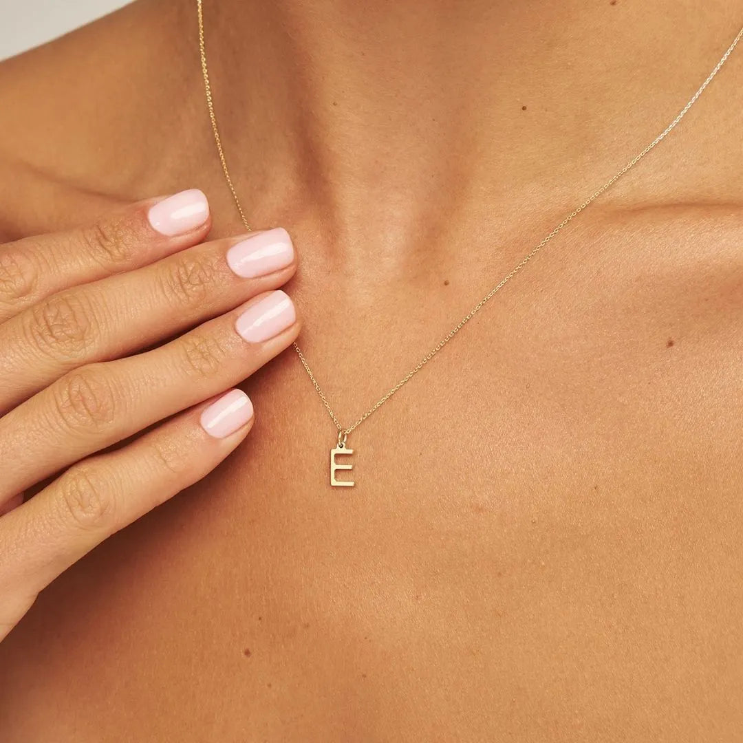 Solid Gold Individual Initial Charm