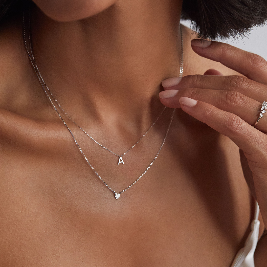 Silver Tiny Heart Necklace