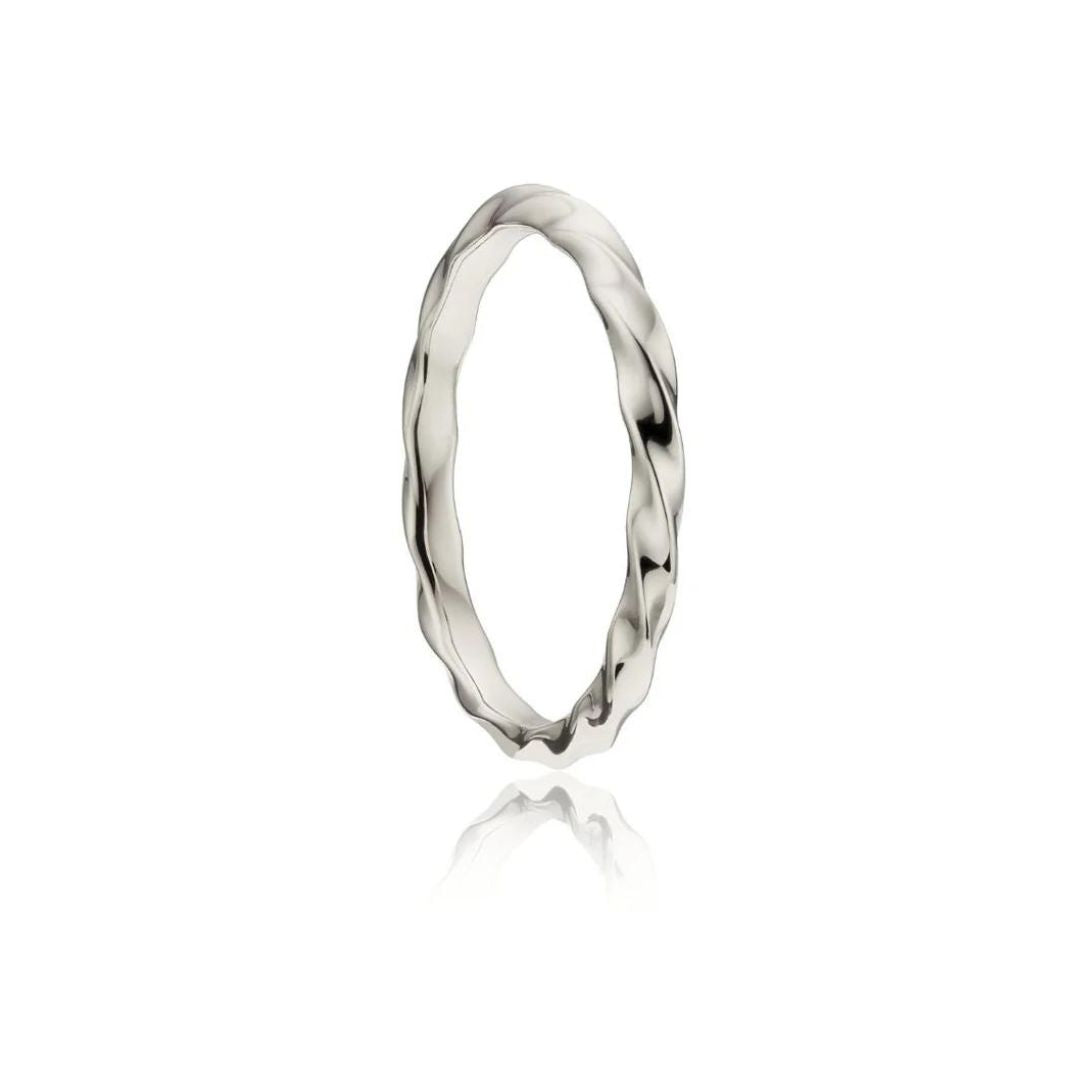 Silver Twist Ring