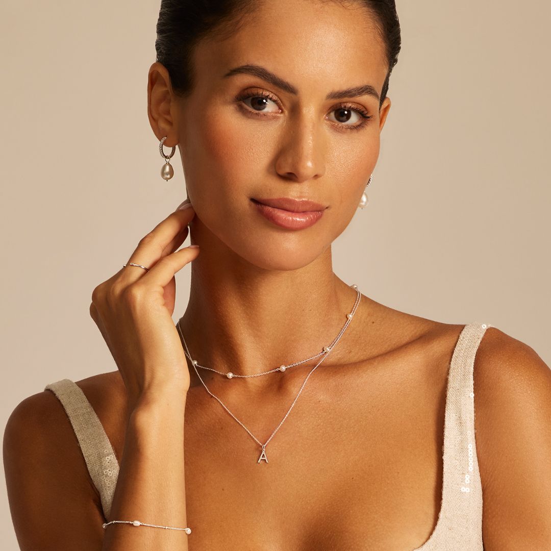 Silver Ten Pearl Choker