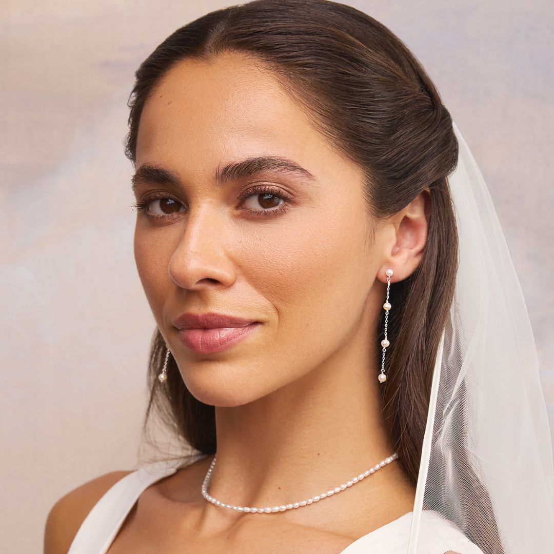 Silver Seed Pearl Choker