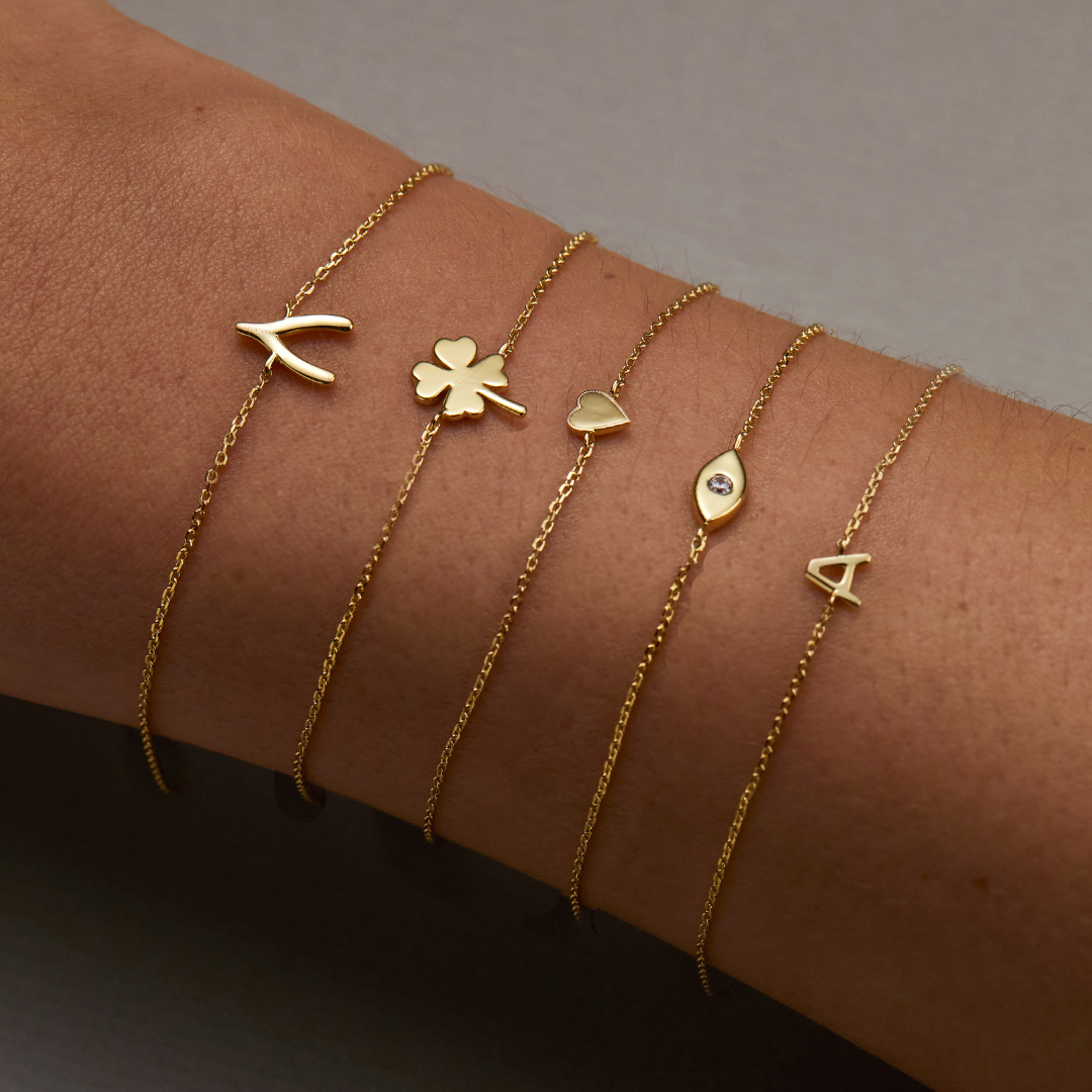 Gold Clover Bracelet