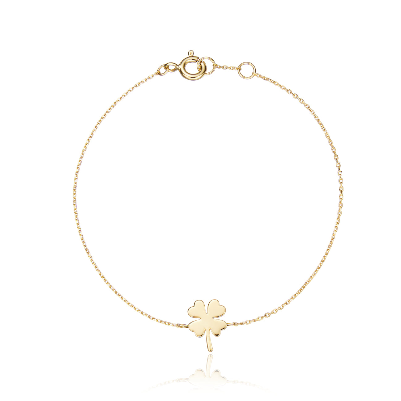 Gold Clover Bracelet