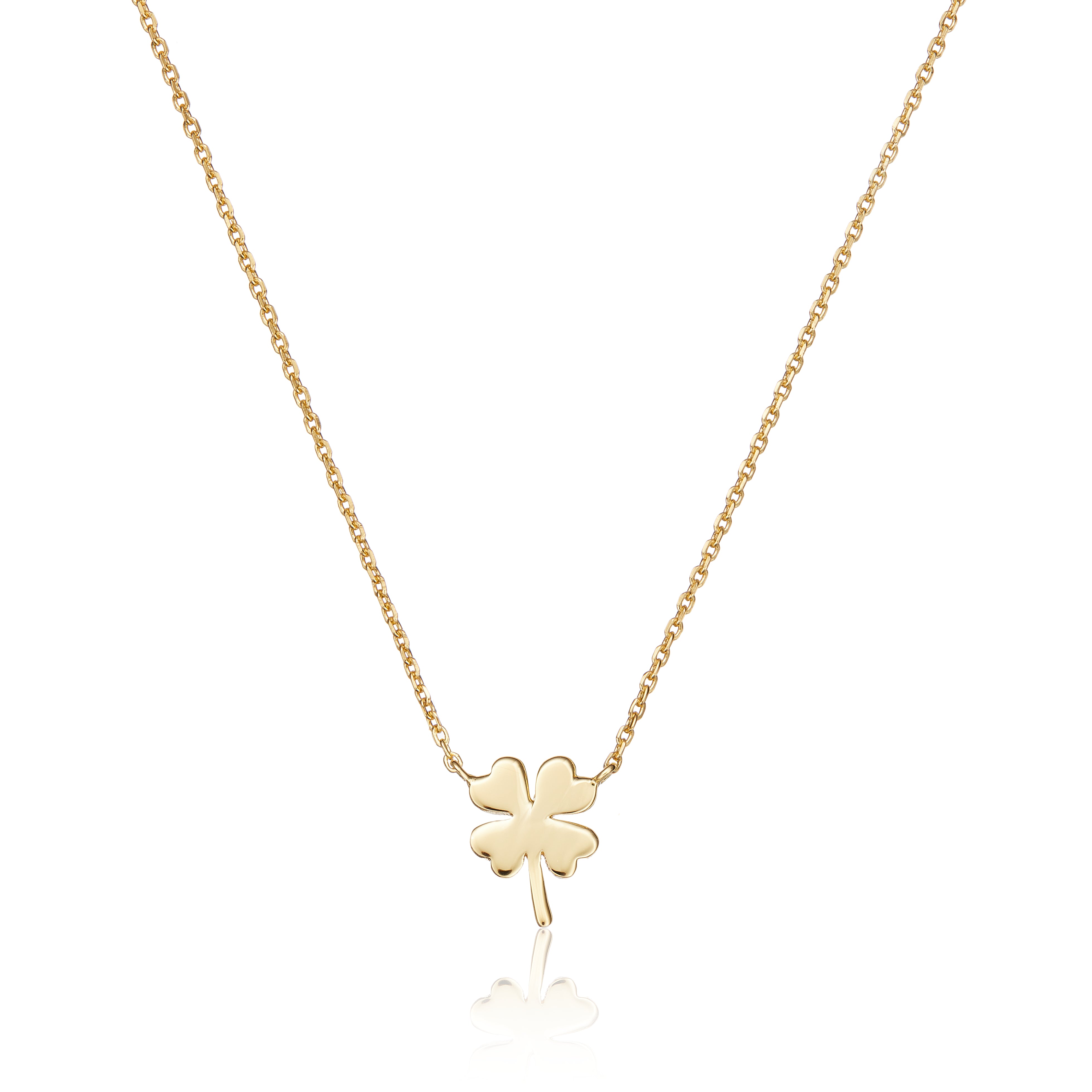 Gold Clover Necklace