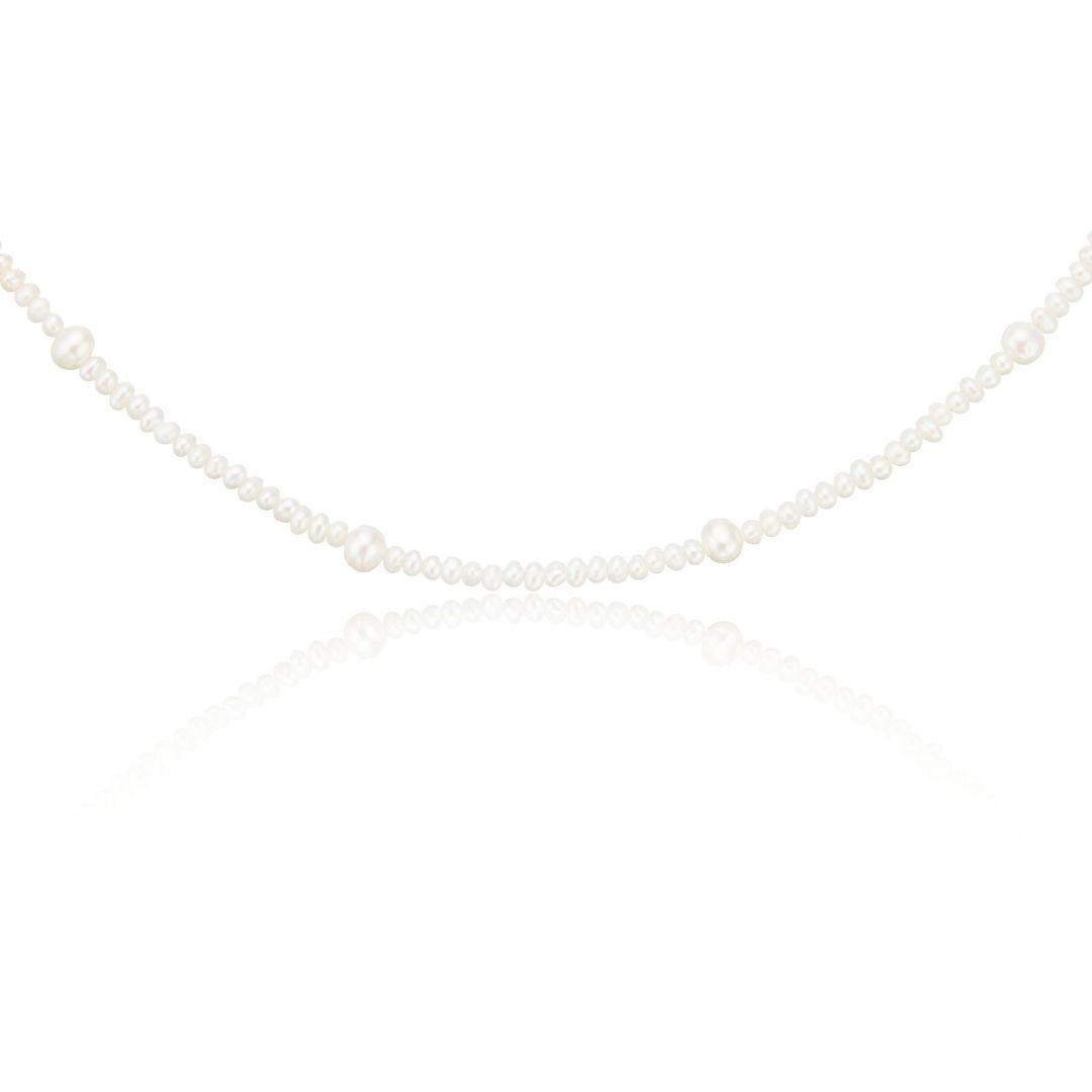Gold Multi Pearl Choker