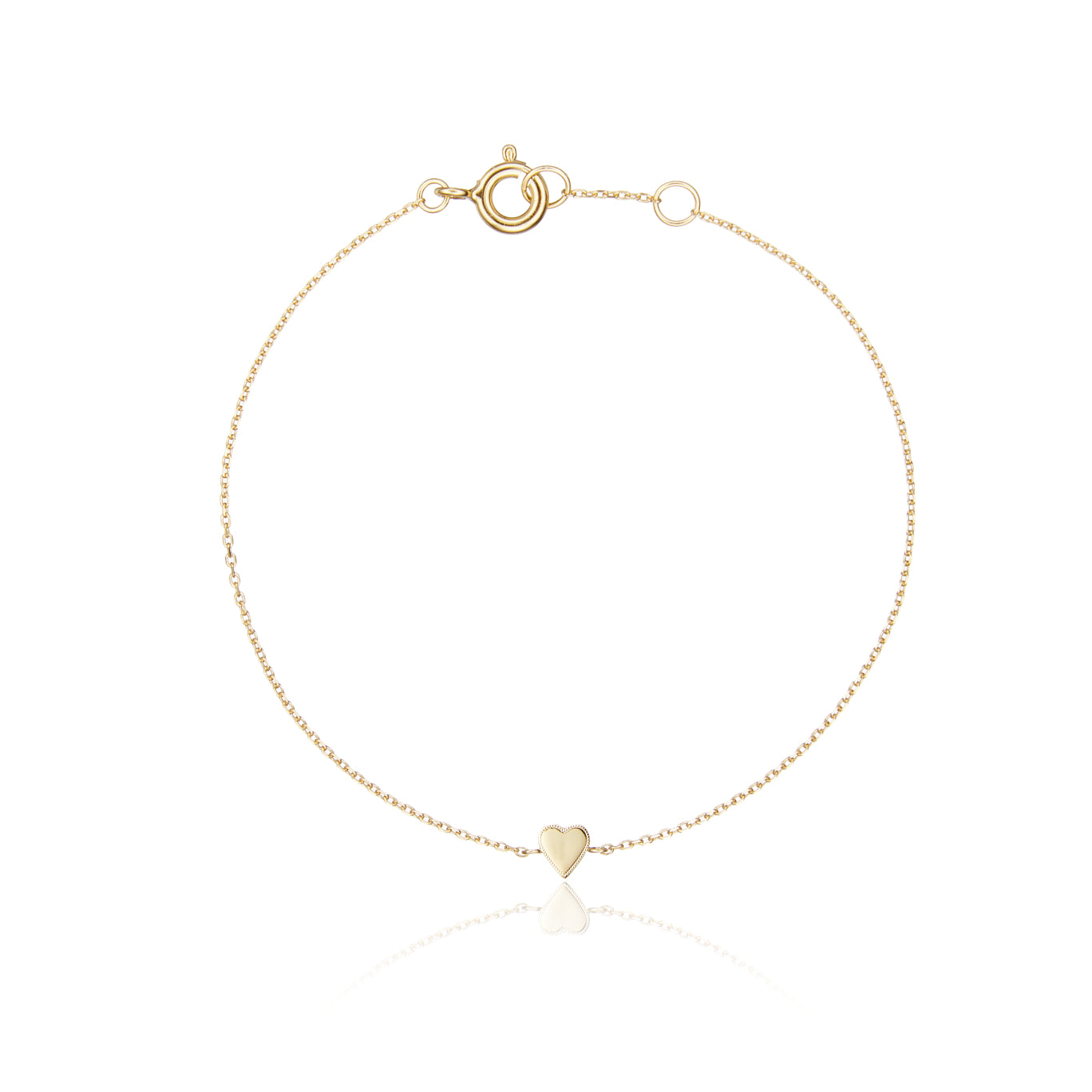 Gold Tiny Heart Bracelet