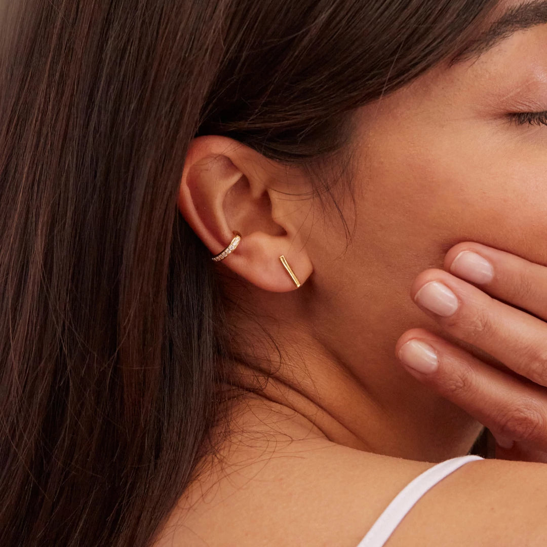 Gold Thick Diamond Style Ear Cuff