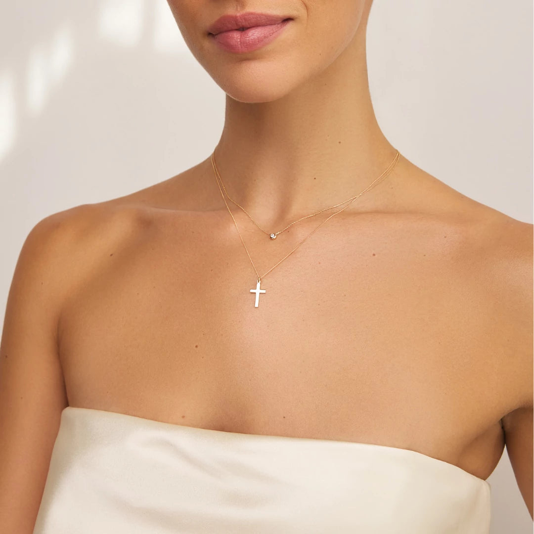 Gold Cross Necklace