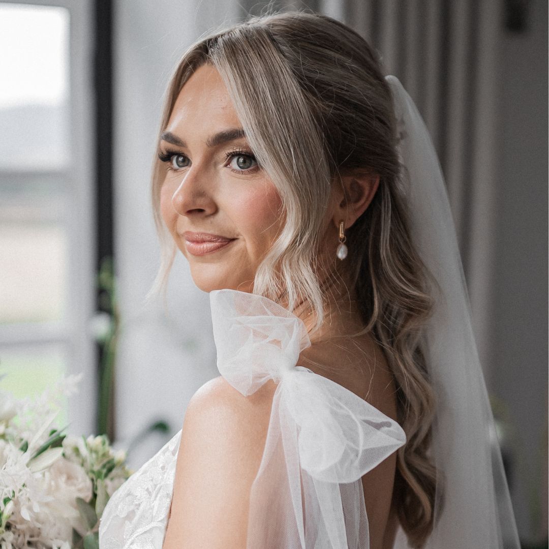Gold Thick Squared Hoop Earrings