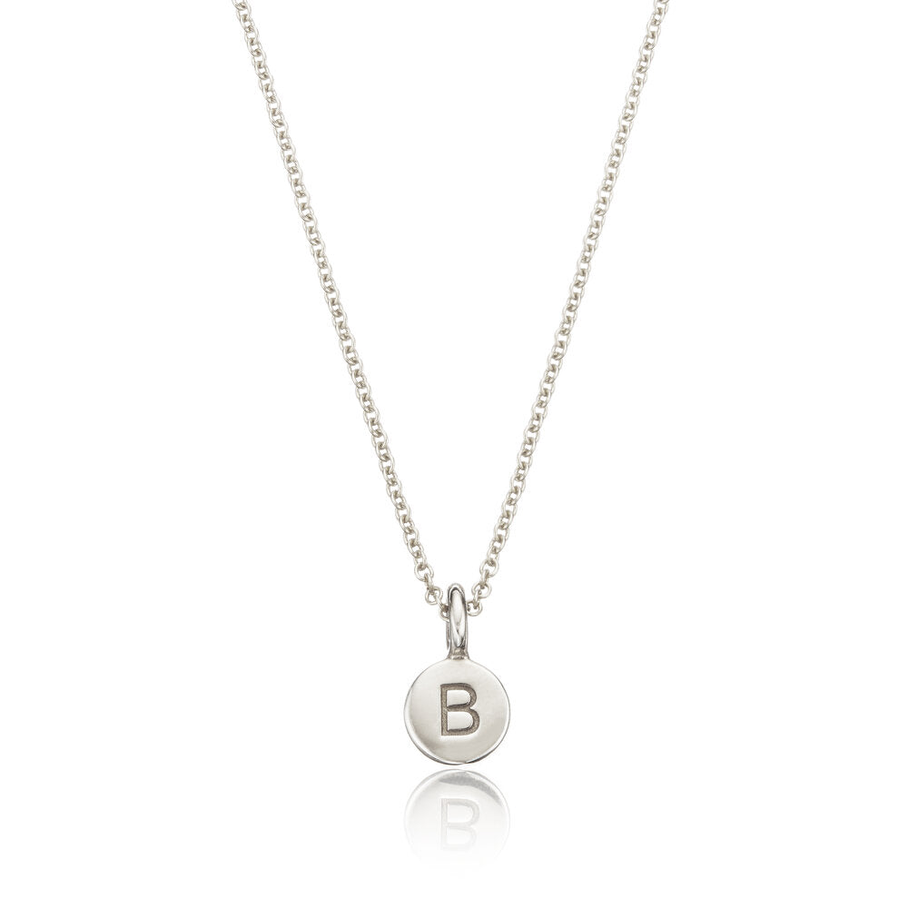 Silver Extra Small Personalised Disc Necklace