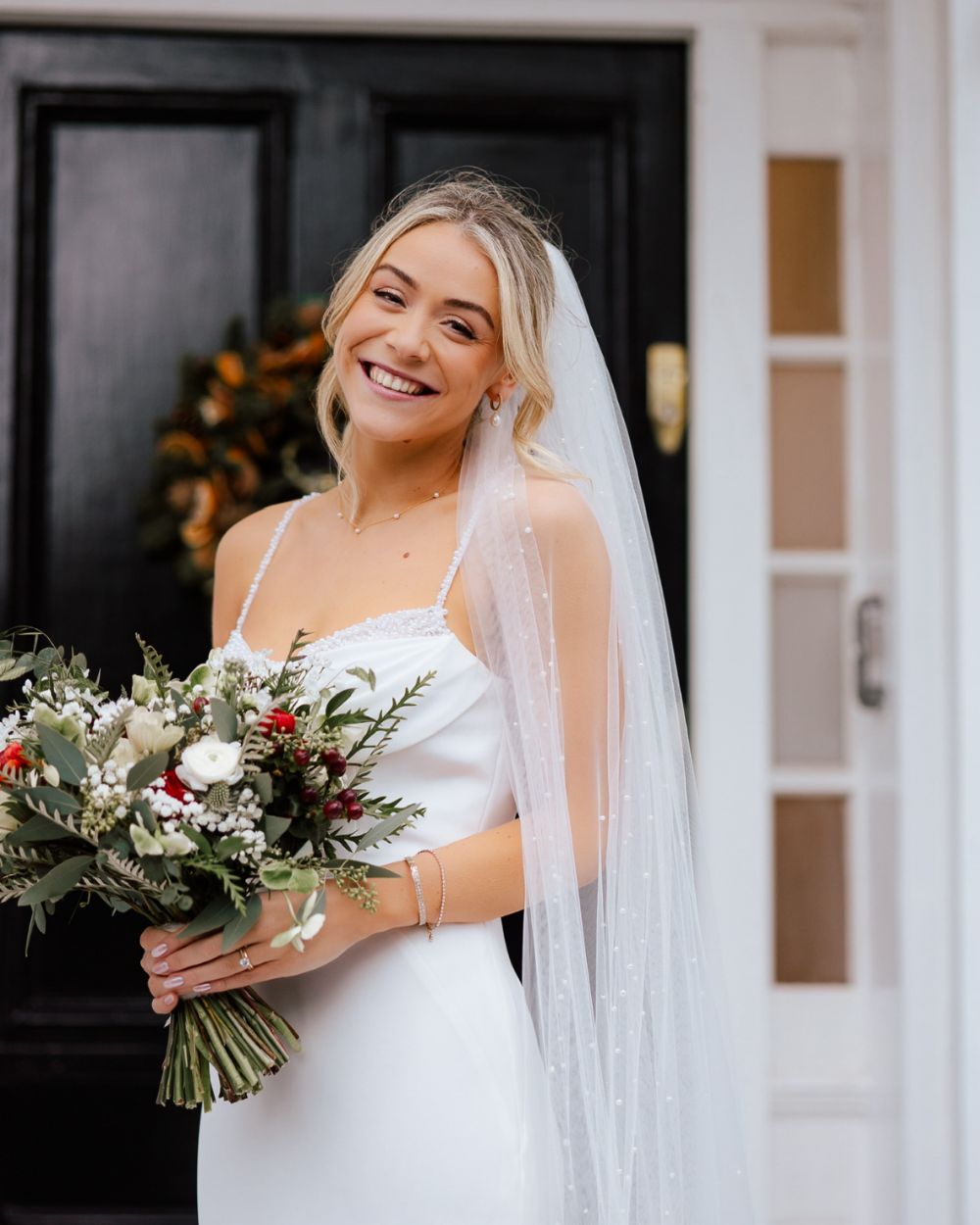 Lucy on her wedding day