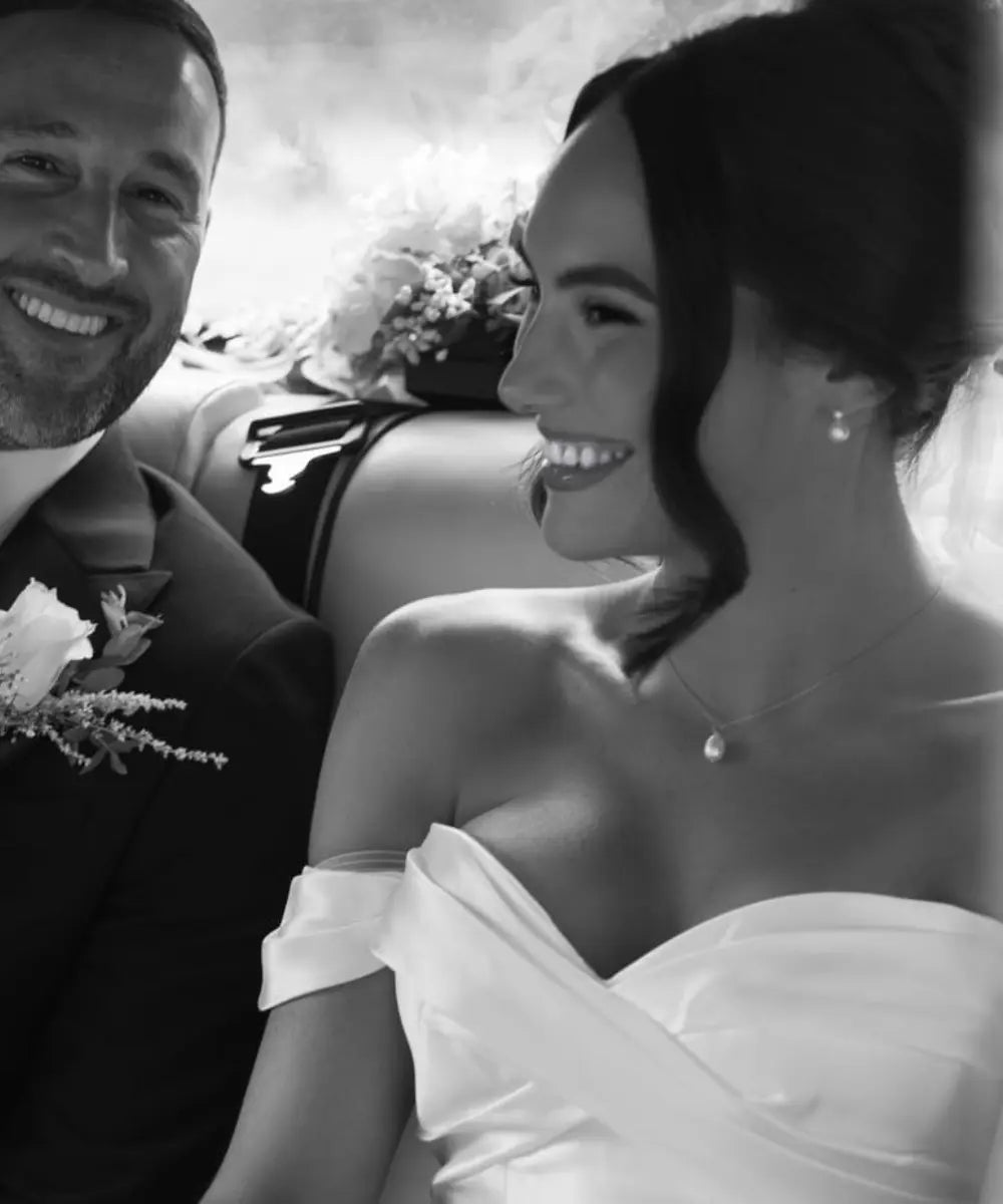 Tiegan on her wedding 