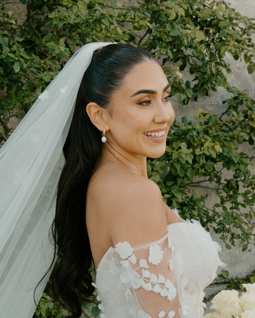 Alice on her wedding day