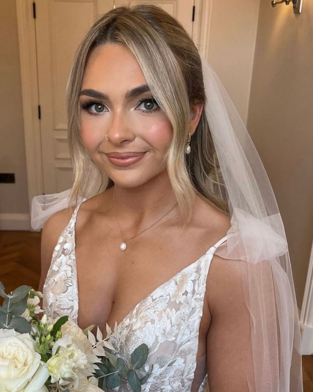 Georgia on her wedding day