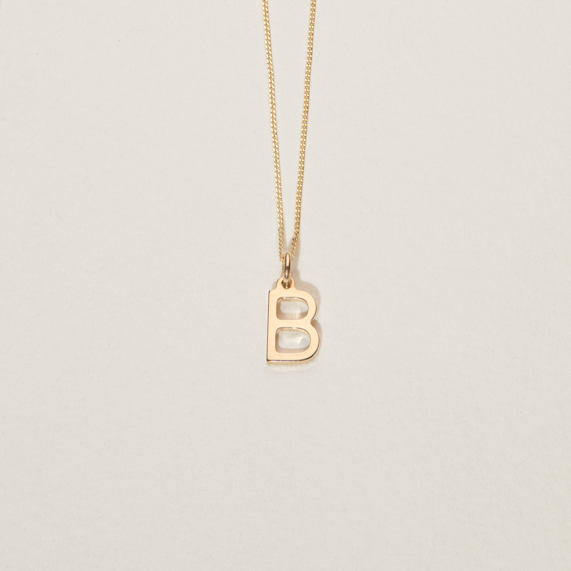 Solid Gold Individual Initial Charm