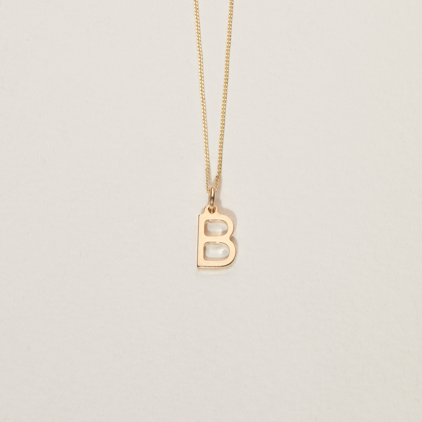 Gold Initial Necklace | Solid 9ct Gold Letter Necklace – Lily & Roo