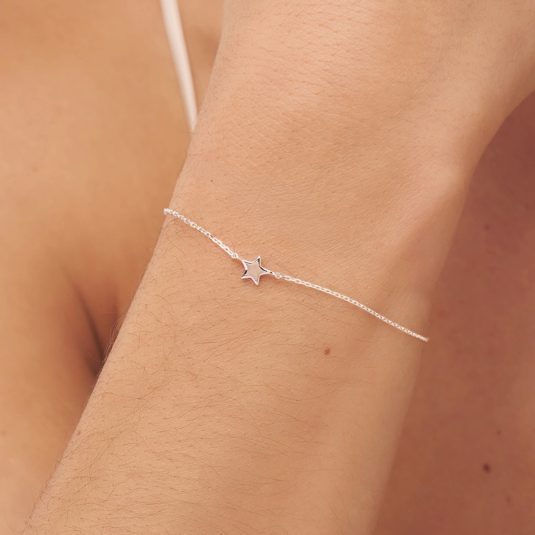 Silver Tiny Star Bracelet