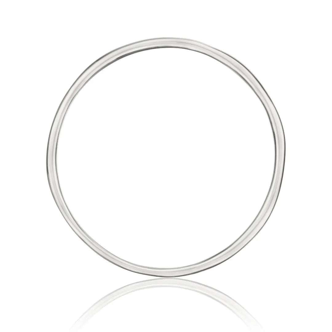 Silver Wave Bangle
