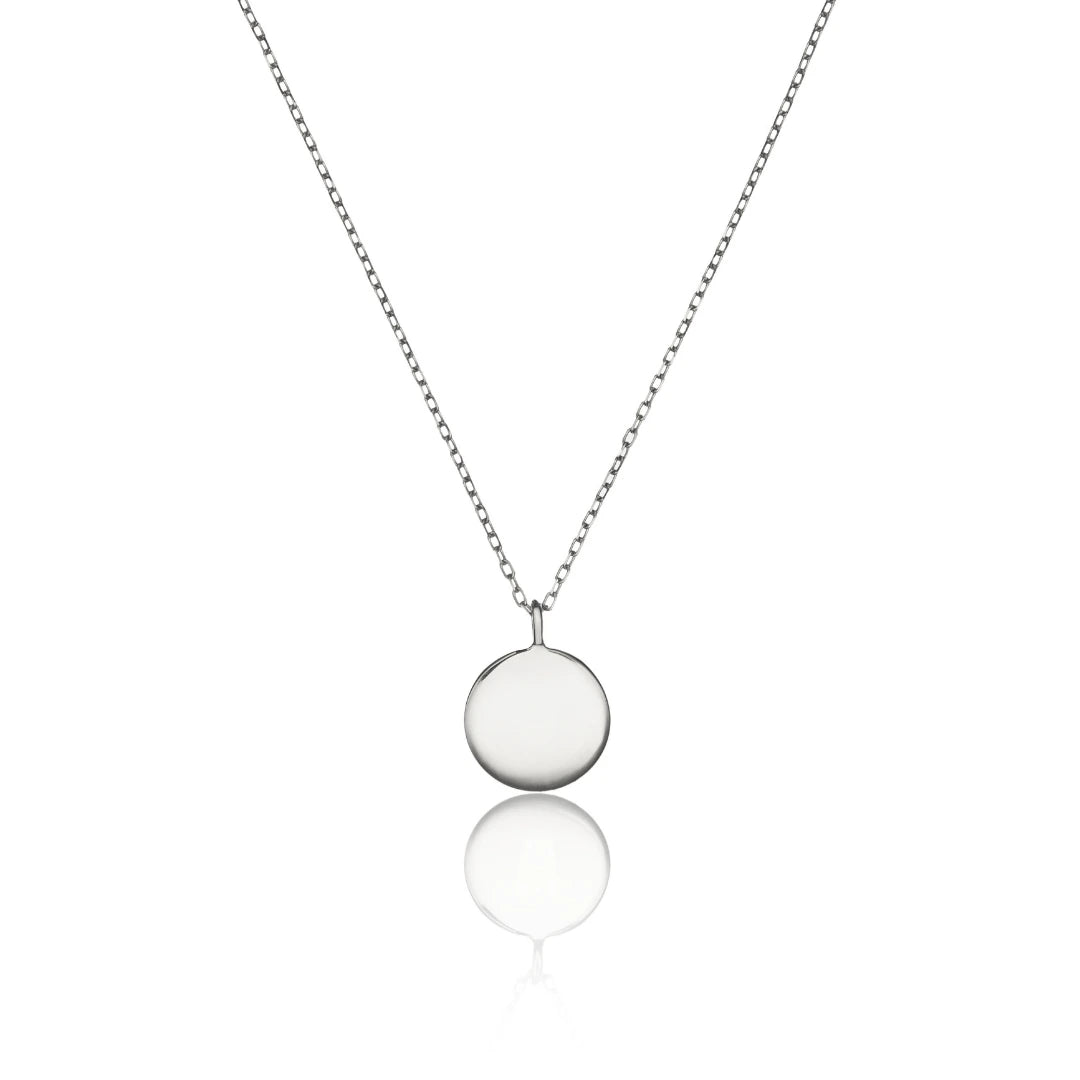 Silver Small Coin Star Necklace