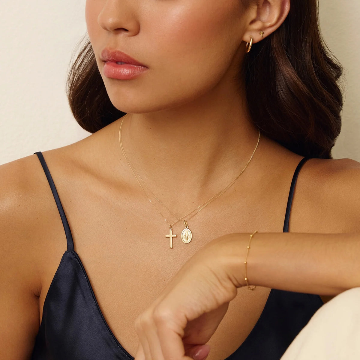 Gold Cross Necklace