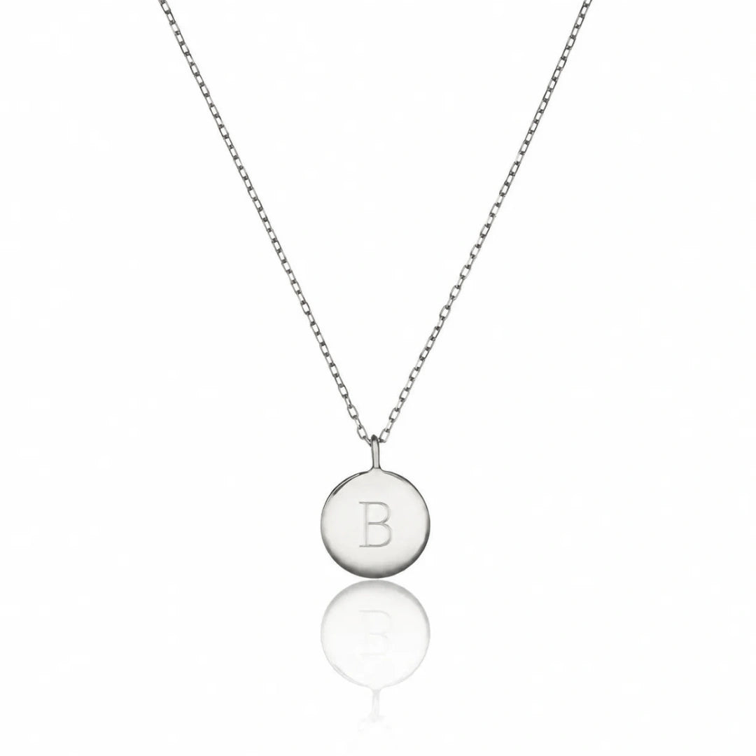 Silver Small Coin Star Necklace
