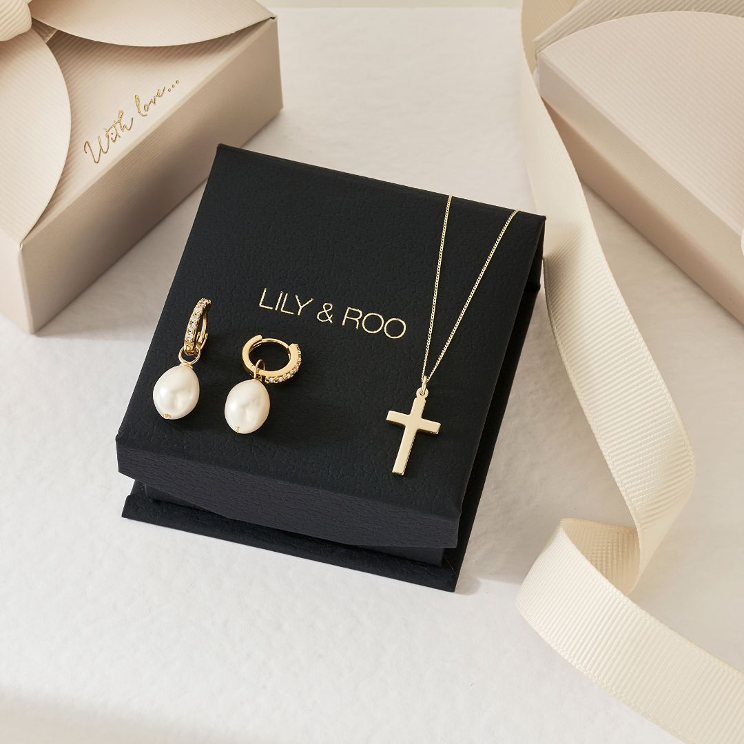 Solid Gold Cross Necklace