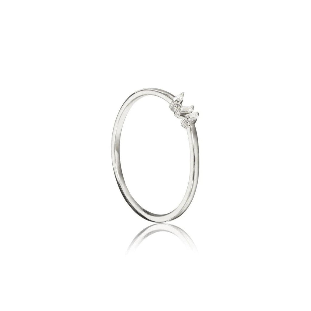 Diamond Style Three Baguette Ring