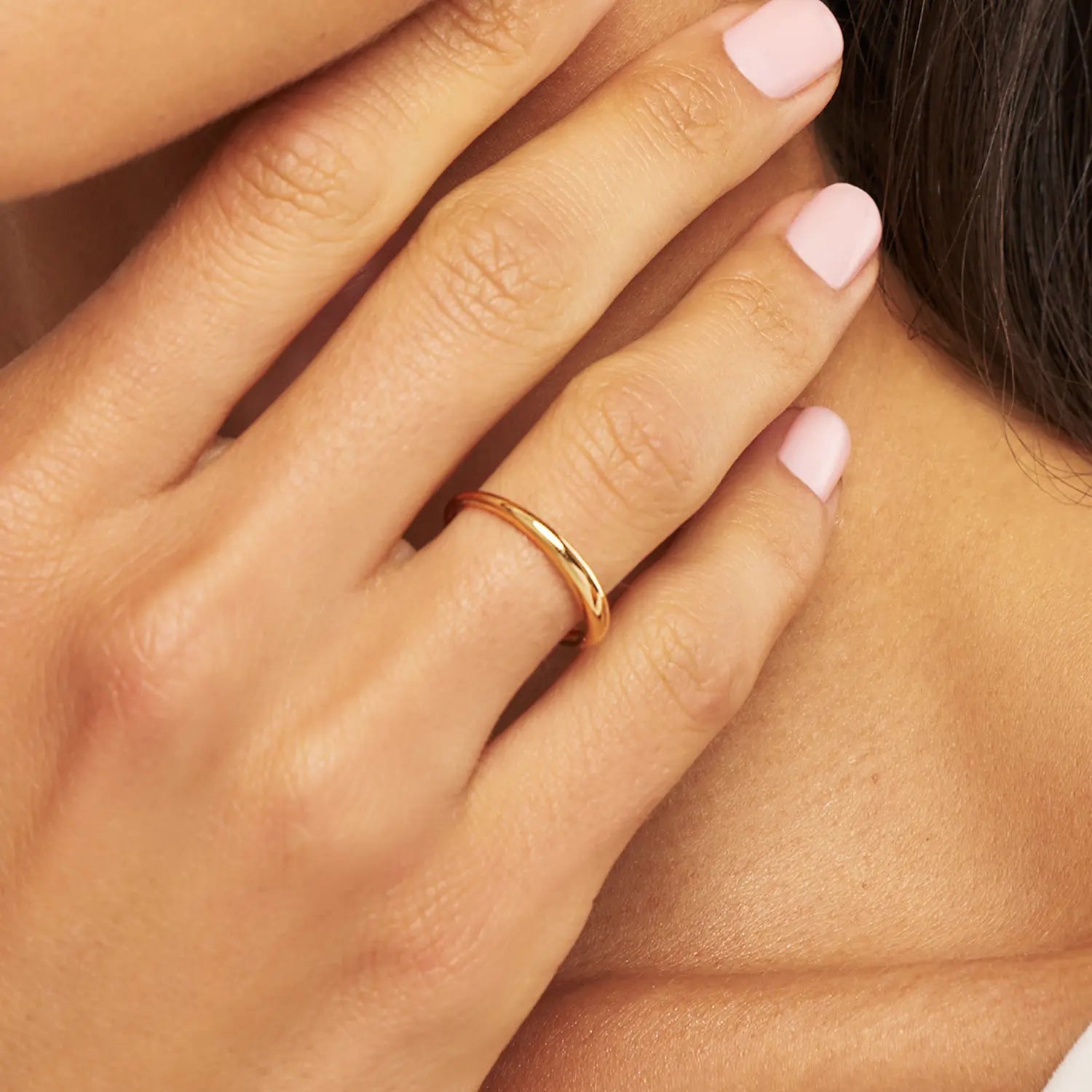 Gold Mini Dome Ring