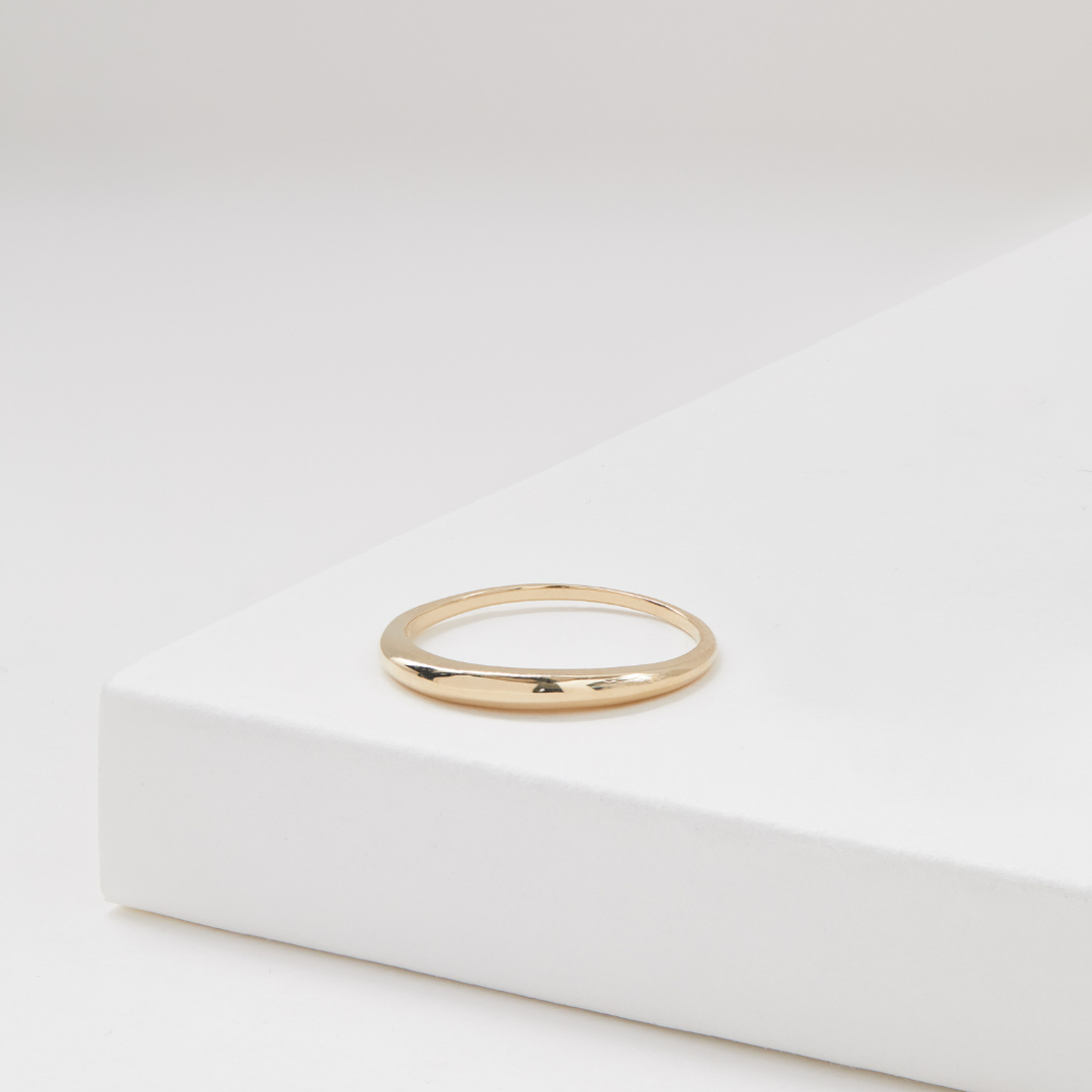 Gold Mini Dome Ring