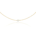 Gold Single Pearl Choker