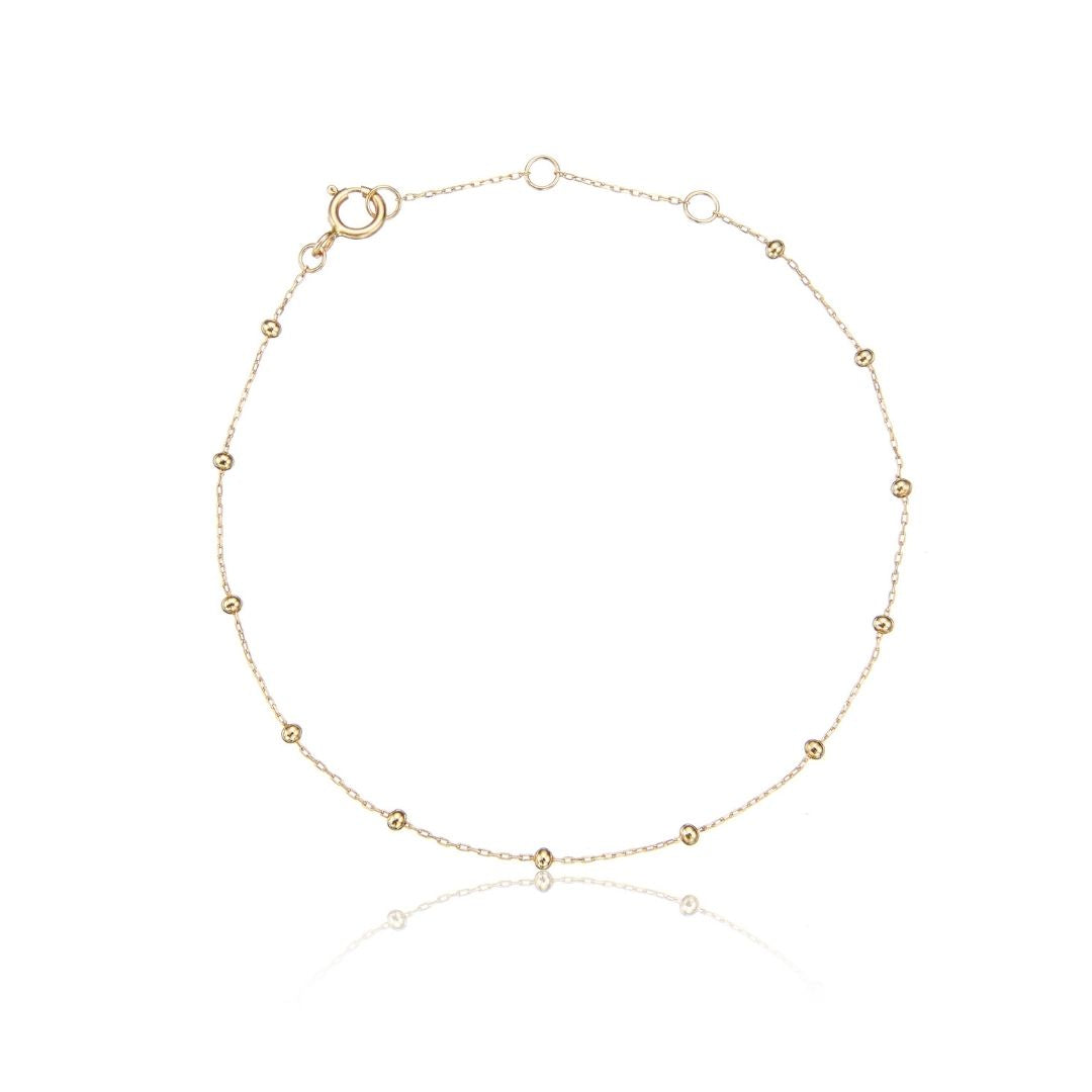 Gold Satellite Chain Bracelet