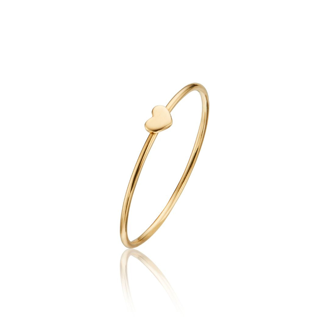 Gold Tiny Heart Ring