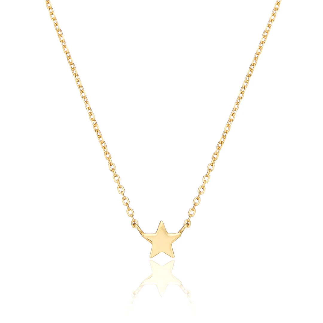 Gold Tiny Star Necklace