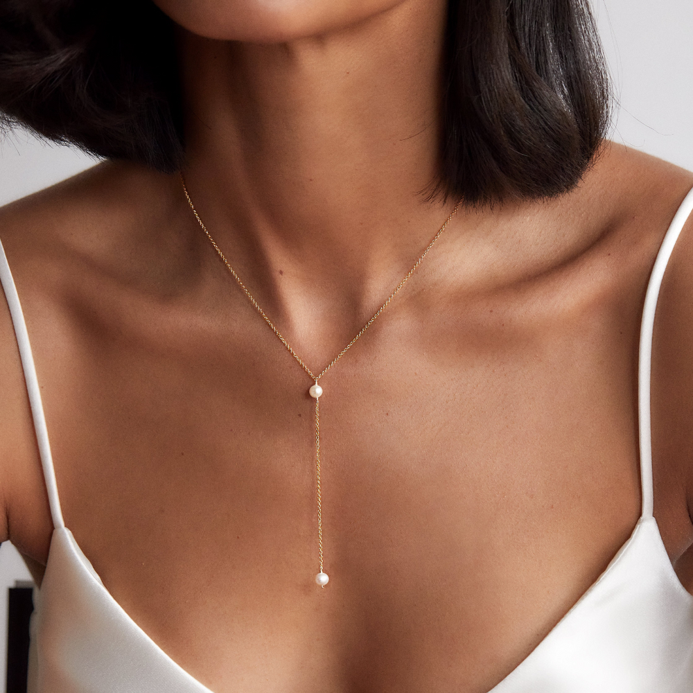 Golden Pearl Lariat
