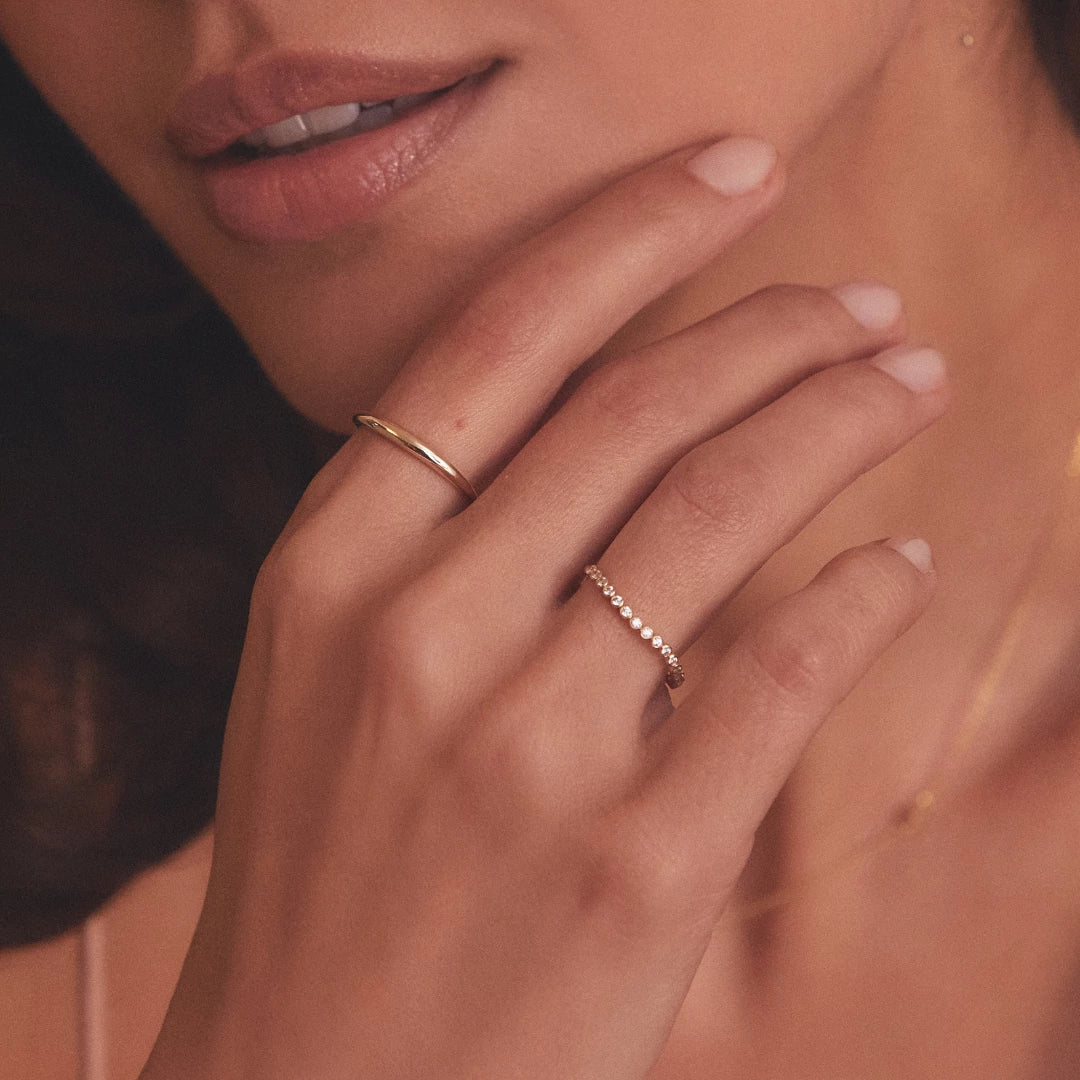Gold Mini Dome Ring