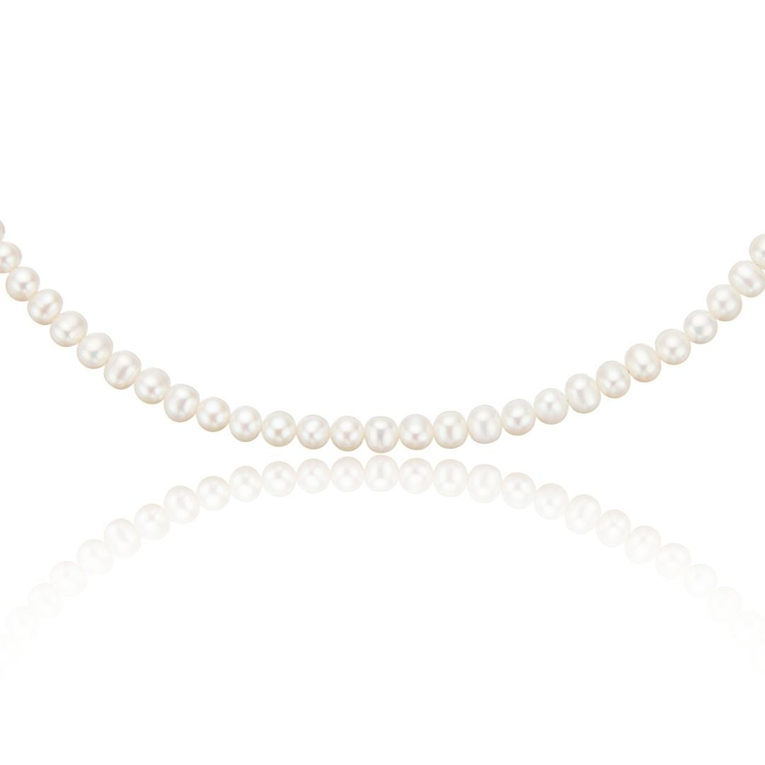 Gold Pearl Choker