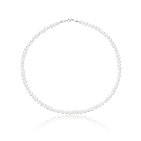 Silver Pearl Choker