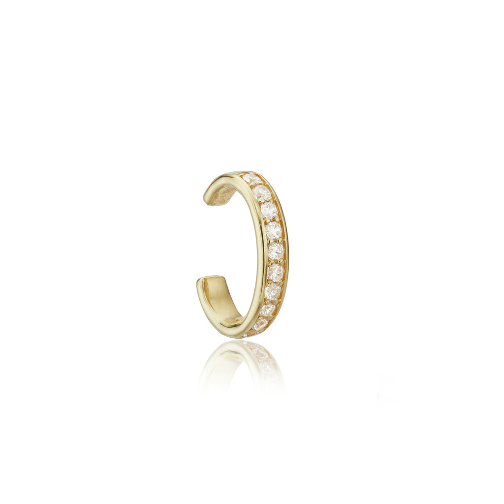 Gold Thick Diamond Style Ear Cuff