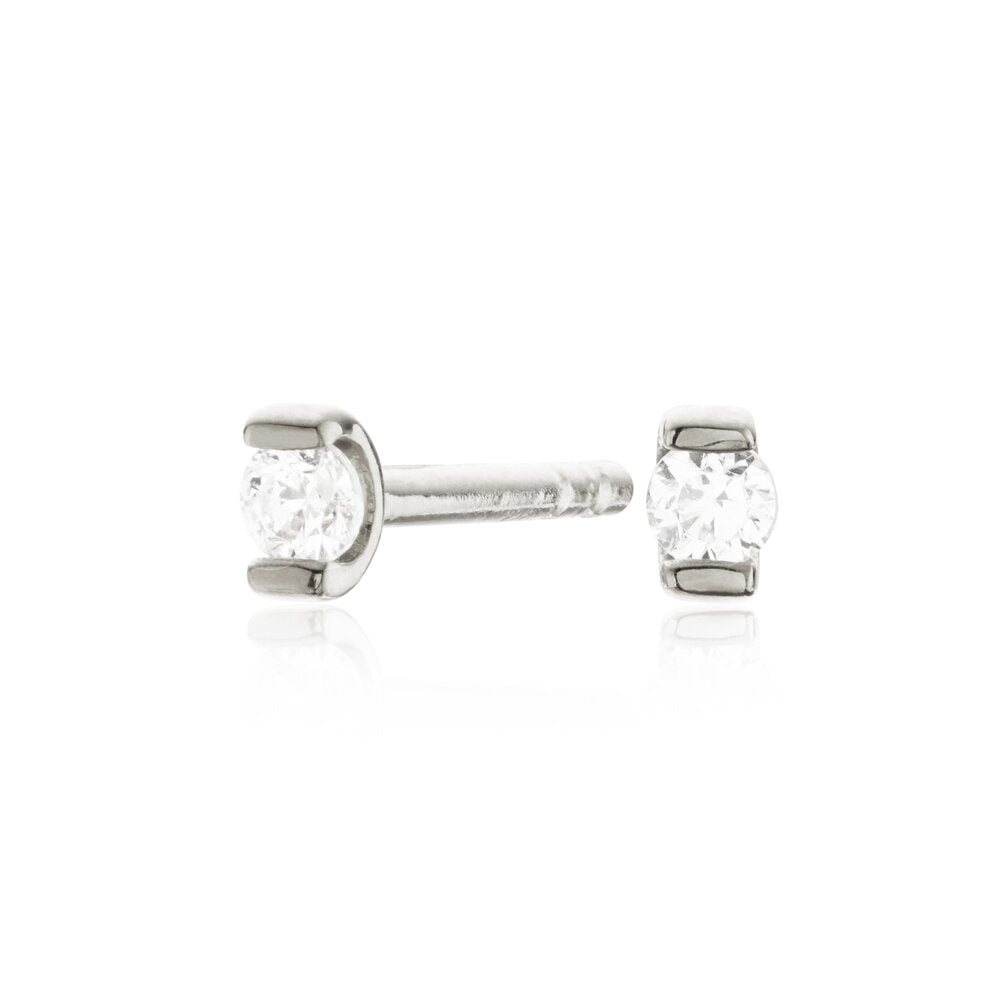 Small Diamond Style Stud Earrings