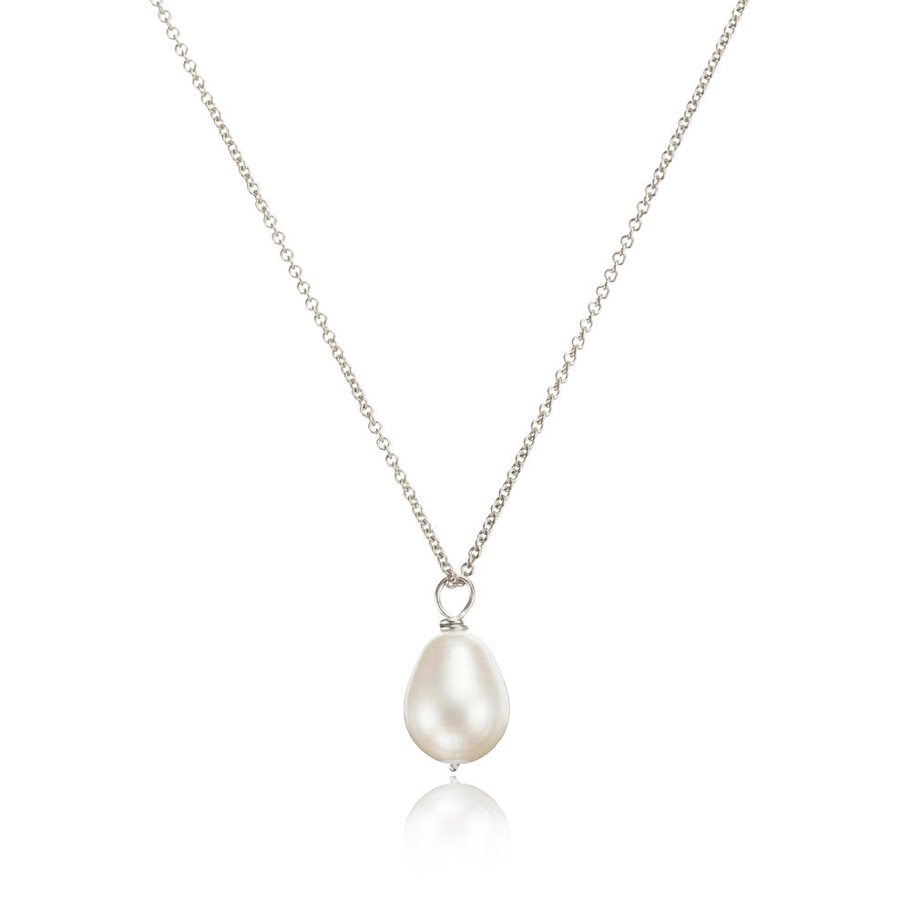 Large Single Pearl Necklace