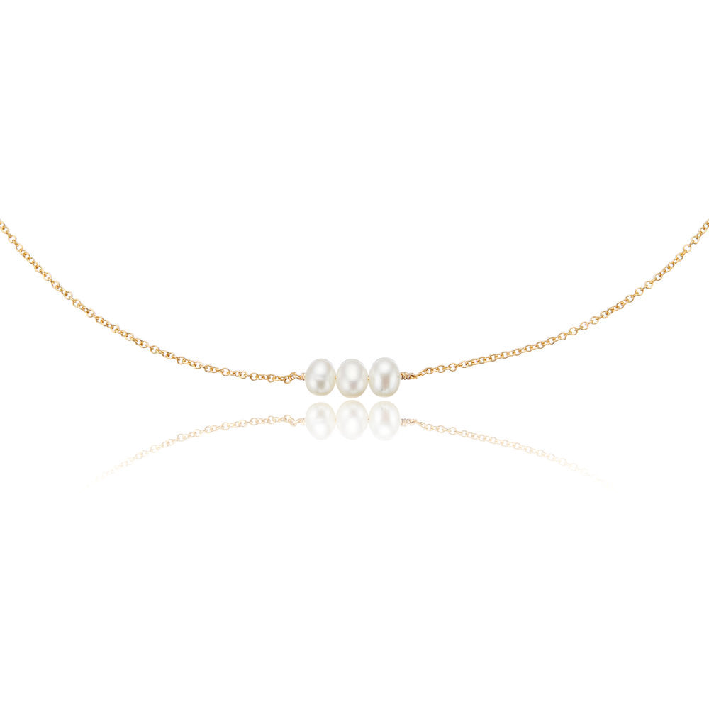 Pearl Cluster Choker