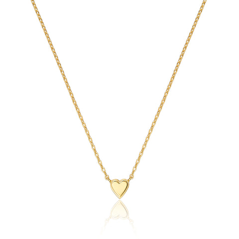 Gold Tiny Heart Necklace