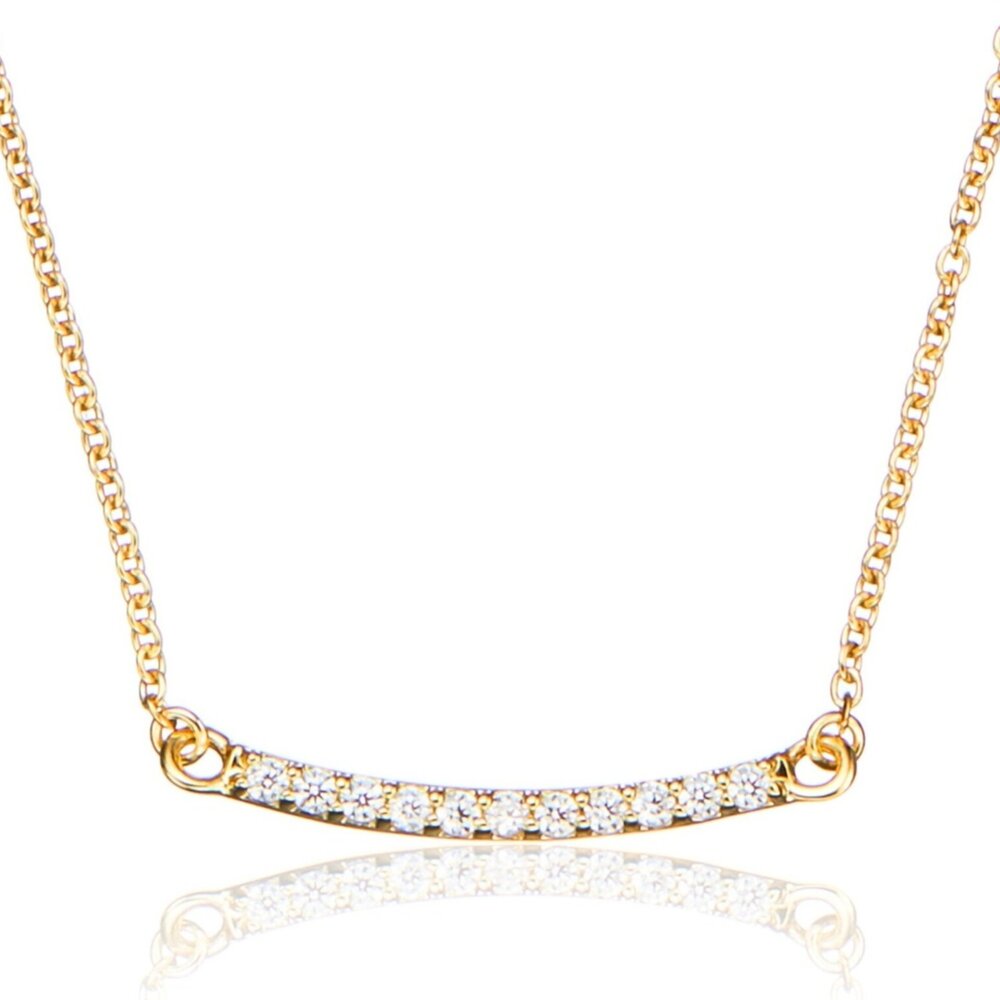 Diamond Style Bar Necklace
