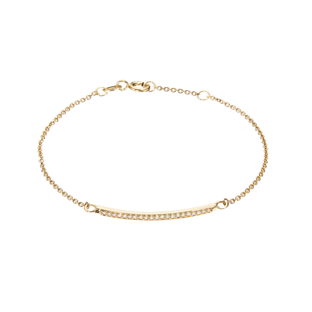Diamond Style Bar Bracelet