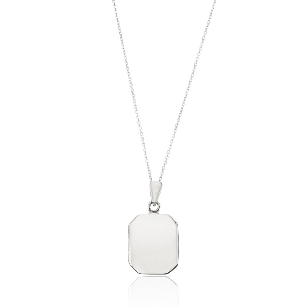 Small Square Locket Necklace