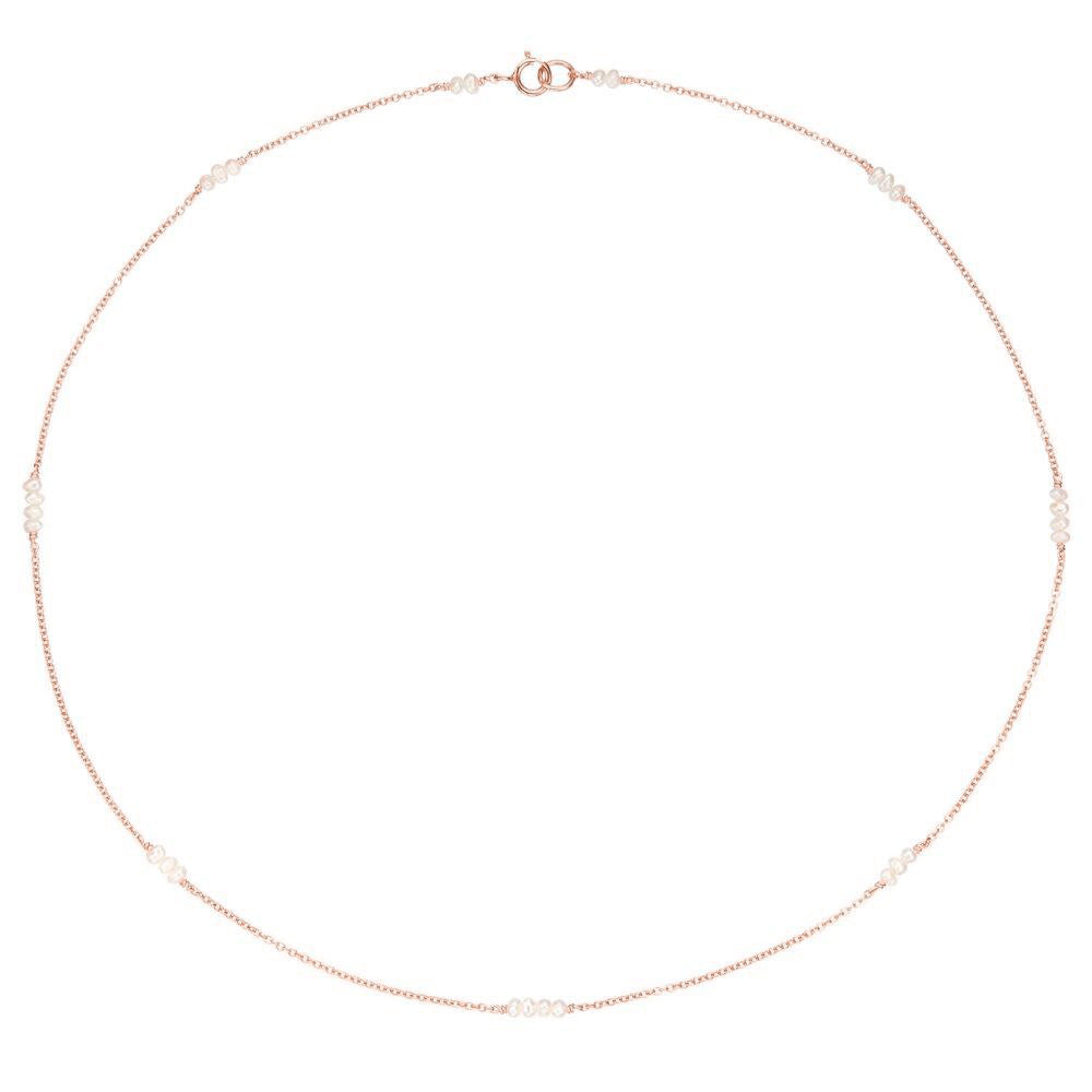 Mini Rosesste Choker Rose Gold Mini Pearl Choker – LILY & ROO