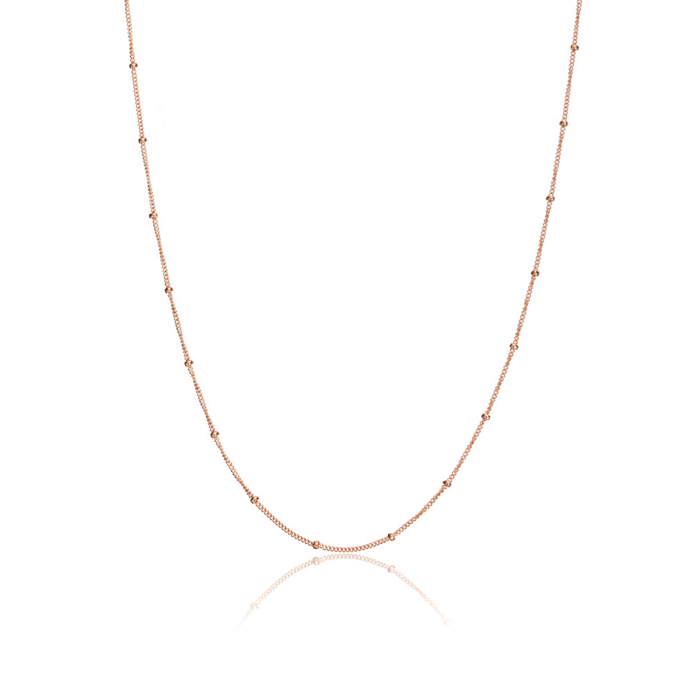 Rose Gold Satellite Chain Necklace