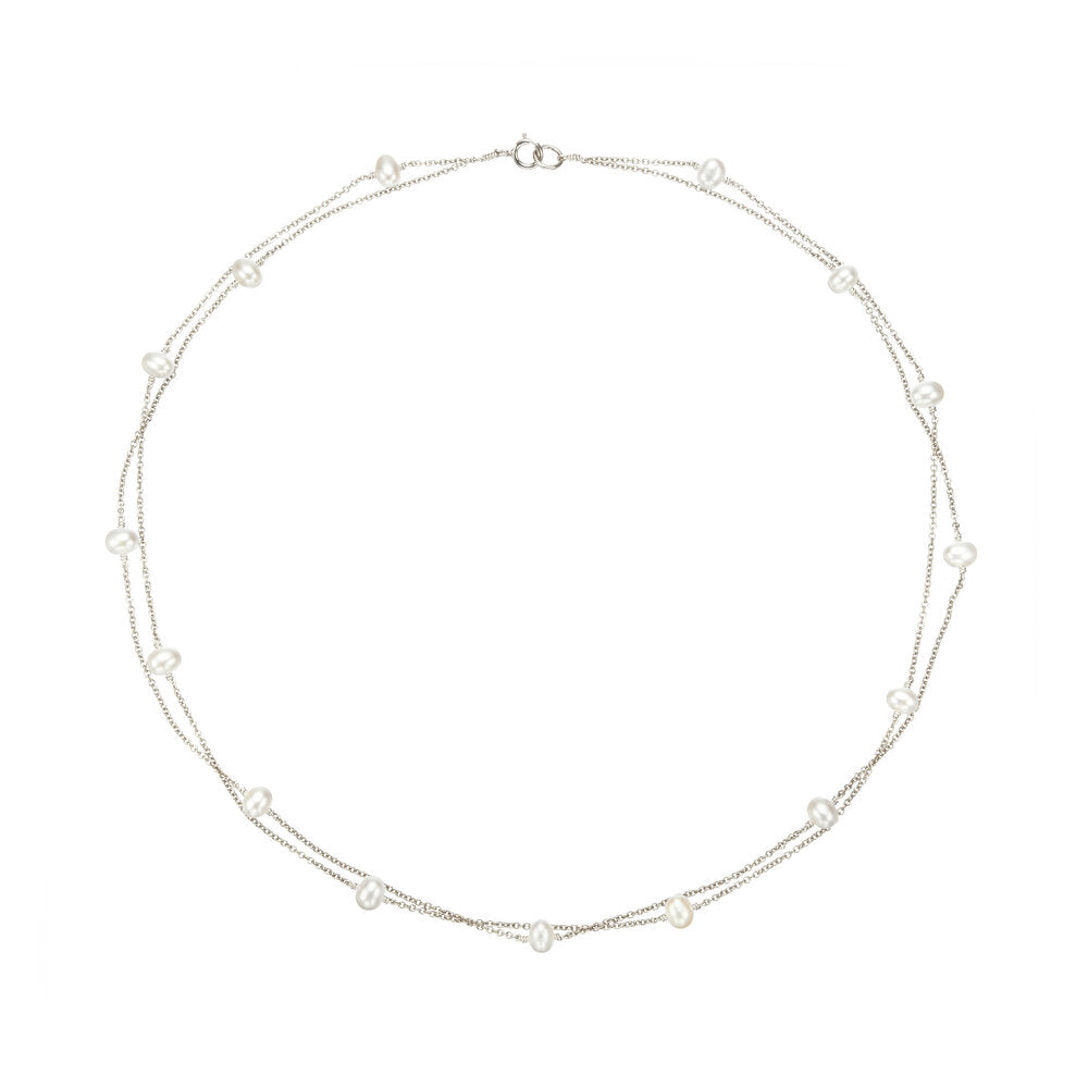 Layered Pearl Necklace